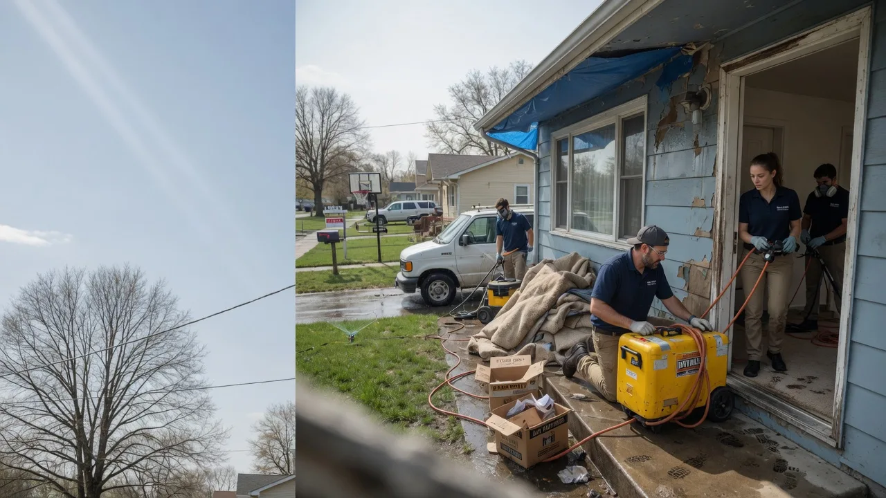 Basement Flood Cleanup in Sunderland, MA near me